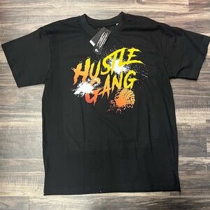 Hustle Gang Black and Yellow Short Sleeve Tee